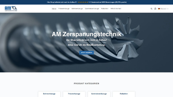 AM-Zerspanungstechnik Web Shop